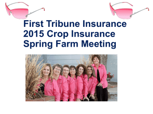 2015 Farmer's Meeting Update Booklet