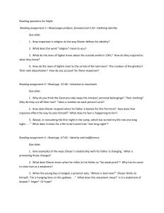 Reading questions for Night Reading assignment 1—Read pages