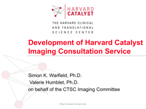 Development of Harvard Catalyst Imaging Consultation Service