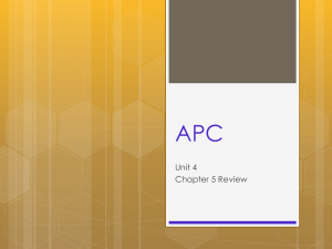 APC unit 4 Chapter 5 review