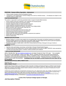 POSITION: Student Affairs Specialist – Admissions Primary location
