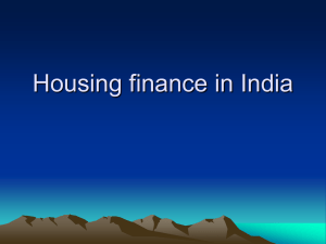 Housing finance in india