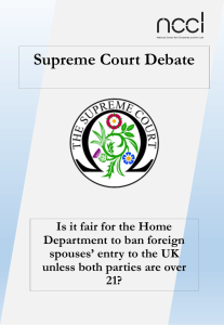 Foreign spouse debate pack (PPT)