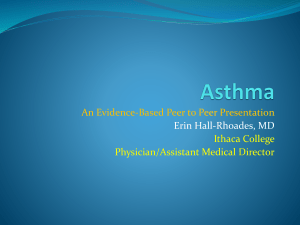 Asthma - NYSCHA