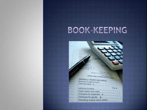 book-keeping ledger account - Resources For JC Business Studies