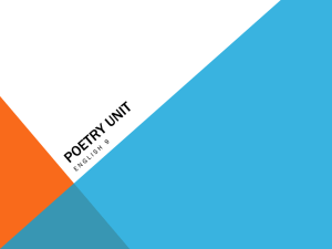 Poetry Unit - Longwood Blogs
