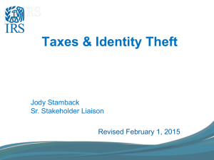 Identity Theft - Utah Business Licensing Association