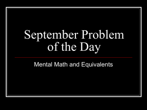 October Problem of the Day
