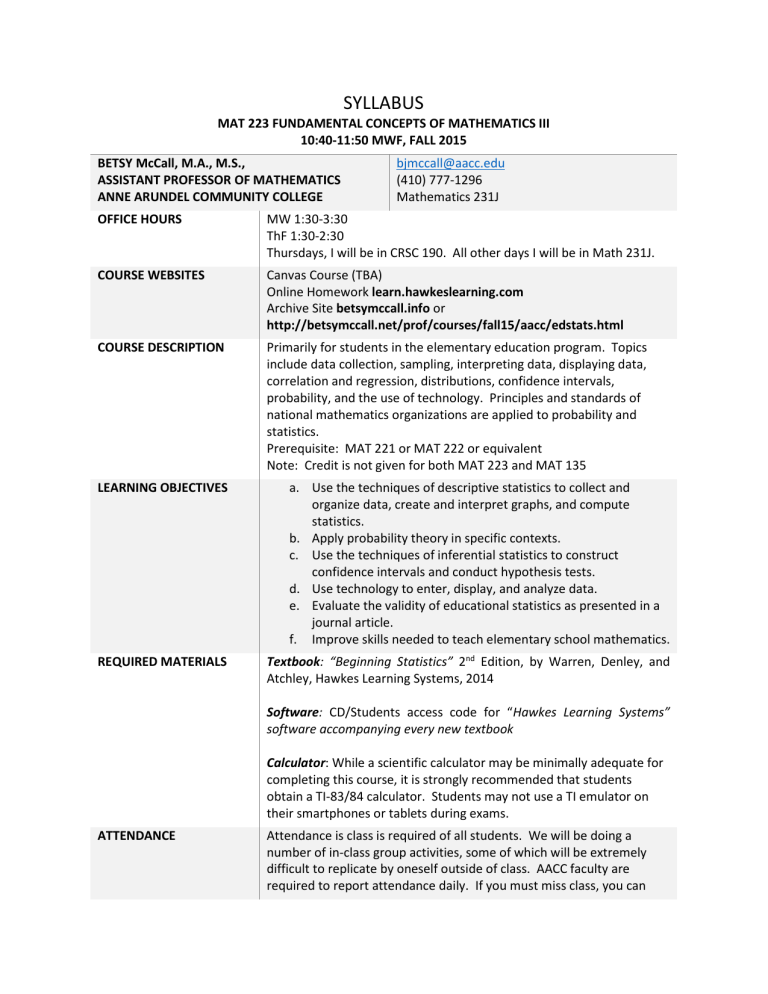 Syllabus
