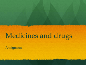 medicines analgesics D3