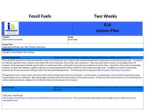 6th ELA Fossil Fuels