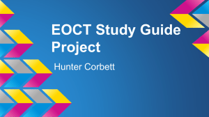 EOCT Study guide project