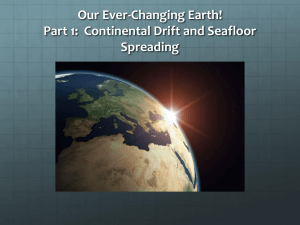 cont drift:seafloor spreading