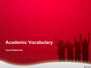 K-5 Academic Vocaulary - Lines-of