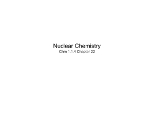 Nuclear Chemistry PPT
