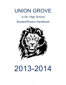 preface - Union Grove ISD