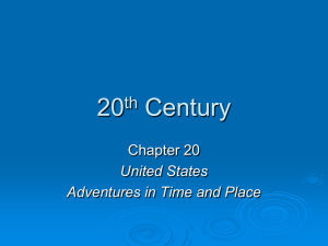20th Century Chapter 20