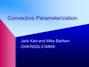 Convective Parameterization