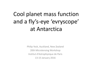 Cool planet mass function and a fly*s-eye *evryscope* at