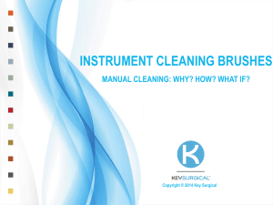 Instrument Cleaning Brushes Manual Cleaning