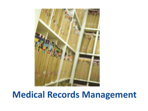 Medical Records Management