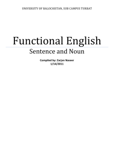 Functional English