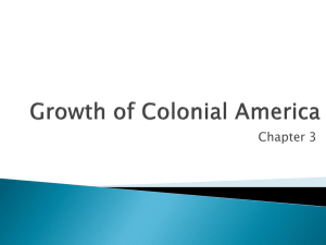 Growth of Colonial America