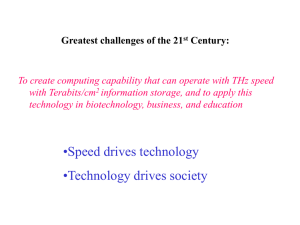 Greatest challenges of the 21st Century: