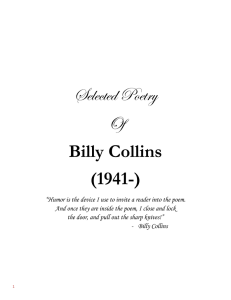 Billy Collins - Haiku Learning