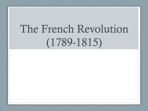 The French Revolution (1789