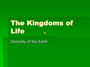 The Five Kingdoms of Life