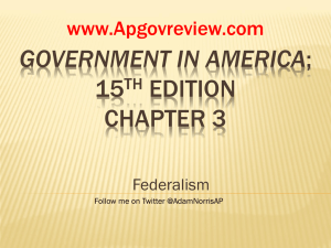 Government in America, Chapter 3