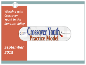 Crossover Youth Practice Model Power Point