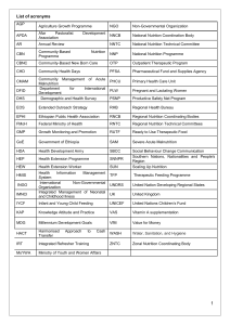 AGP Agriculture Growth Programme NGO Non