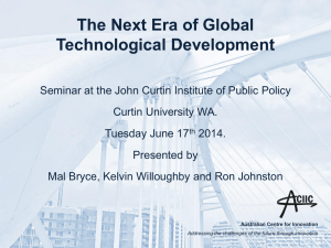The Next Era of Global Technological Development 2014-01