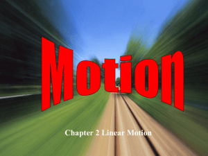 motion chp 2