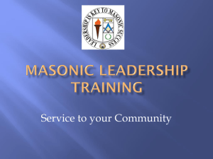 MLT - 13 Service - The Grand Lodge of Florida