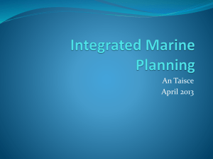 Integrated Marine Planning - Ian Lumley