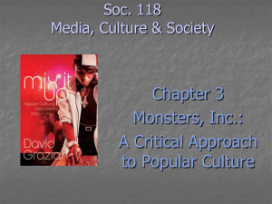 Soc. 118 Media, Culture & Society