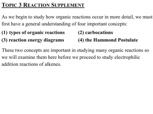 (3) reaction energy diagrams