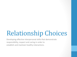 Relationship Choices