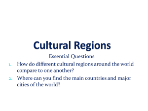 Cultural Regions