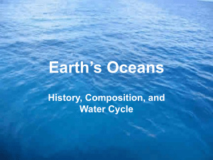 Earth's Oceans 13.1