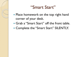 Smart Start