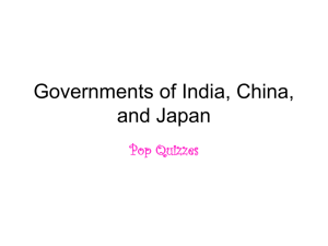 Governments of India, China, and Japan