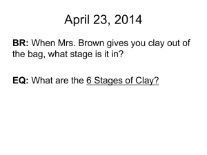 6 Stages of Clay?