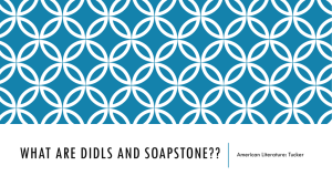 What are DIDLS and Soapstone??