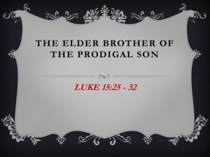 The Elder Brother of the Prodigal Son