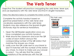 The Verb Tener