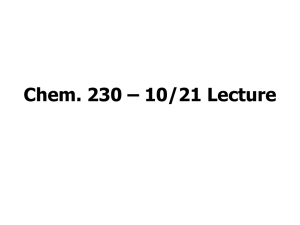 Oct. 21 Lecture Notes